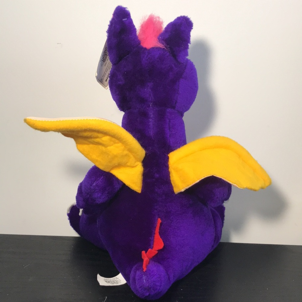 🛍️ SOLD IN BOGO!! Toy Works, Purple/Pink Flying Dragon WITH Sparkly Wings - Picture 5 of 6